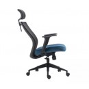 Кресло компьютерное SIGNAL Q-328H черный/синий